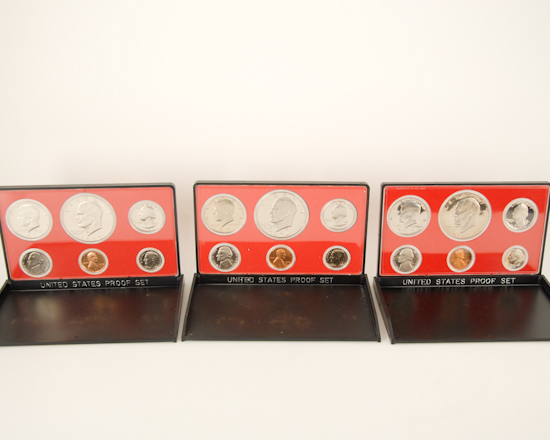 Appraisal: Proof Sets -S -S -S In plastic cases