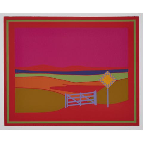 Appraisal: Erica Rutherford - SUNSET P E I Canadian Colour silkscreen