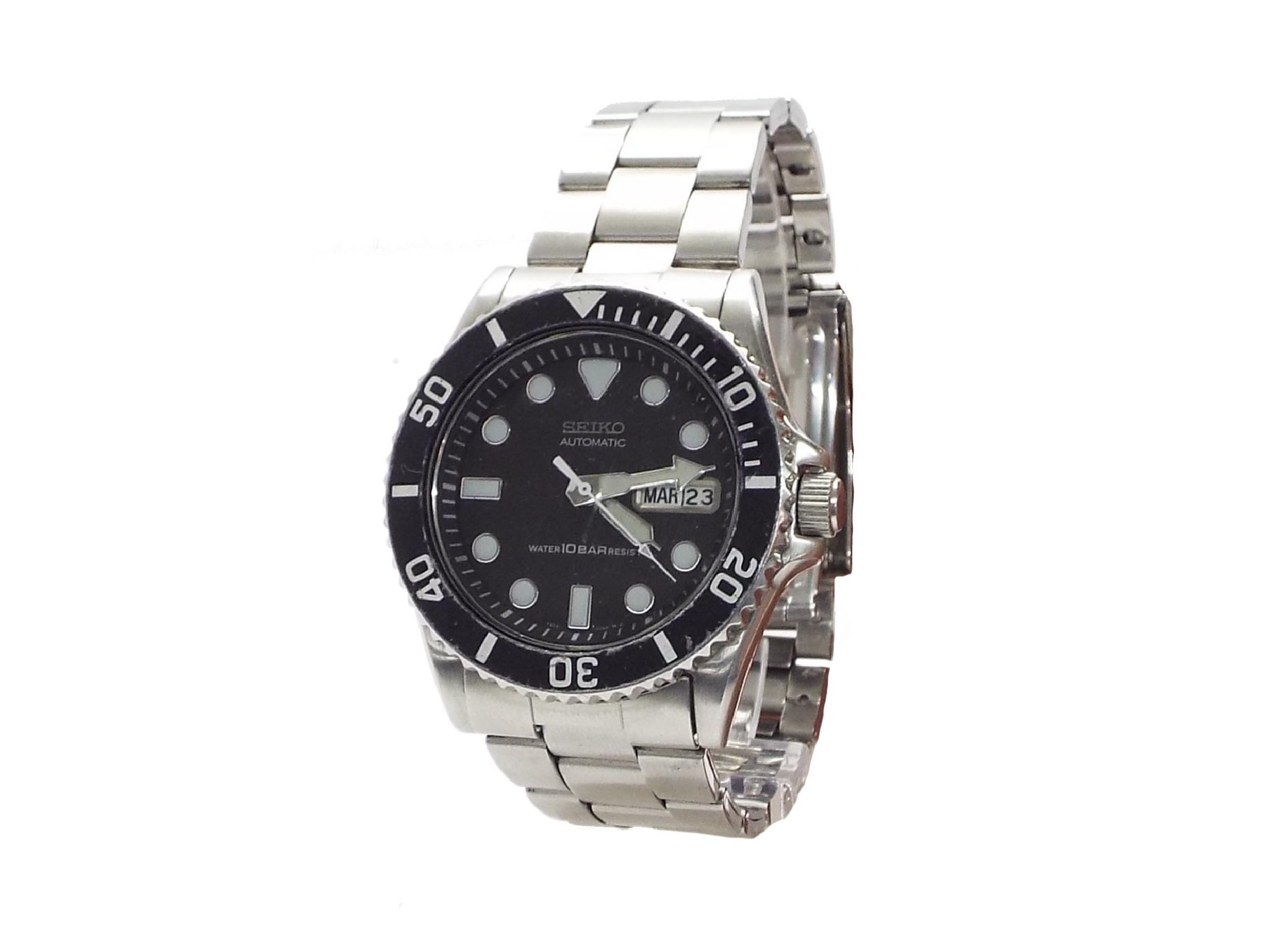 Appraisal: Seiko automatic stainless steel gentleman's bracelet watch ref S -