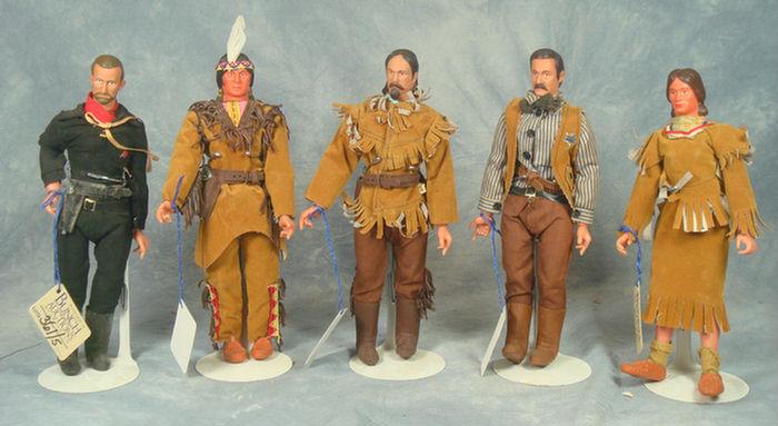 Appraisal: Excel Toy Corp Cowboys and Indians Action Figures inches tall