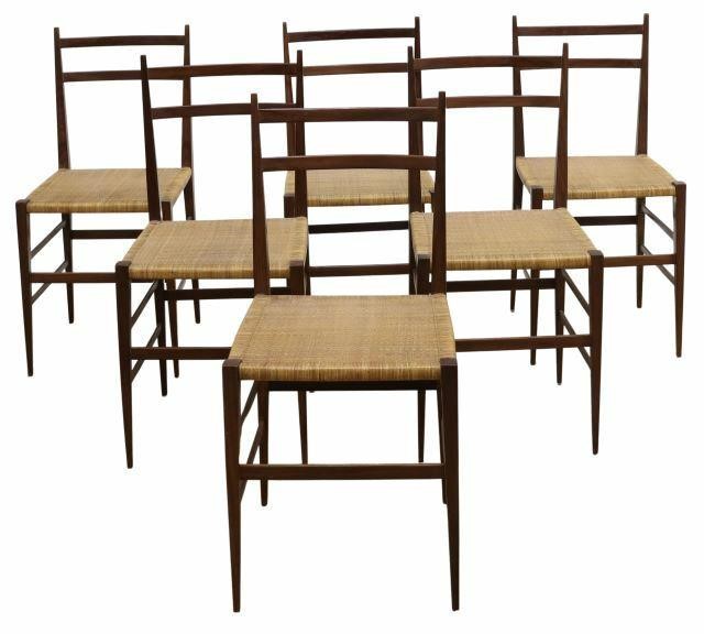 Appraisal: lot of Italian mid-century modern chairs in the manner of