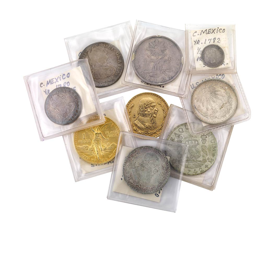 Appraisal: Mexico Coin Group Mixed group of approximately one hundred fifty