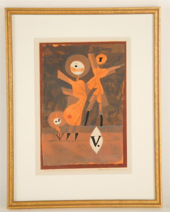 Appraisal: Paul Klee Blunnen Familie V Print titled lower right on