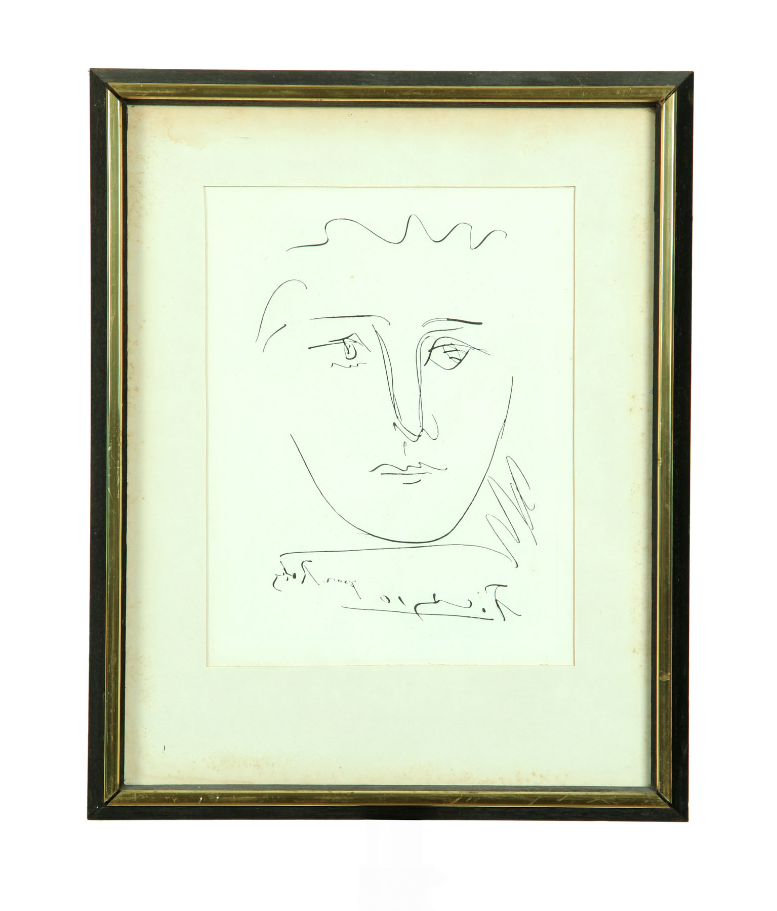 Appraisal: POUR ROBIE BY PABLO PICASSO SPAIN - Etching on paper