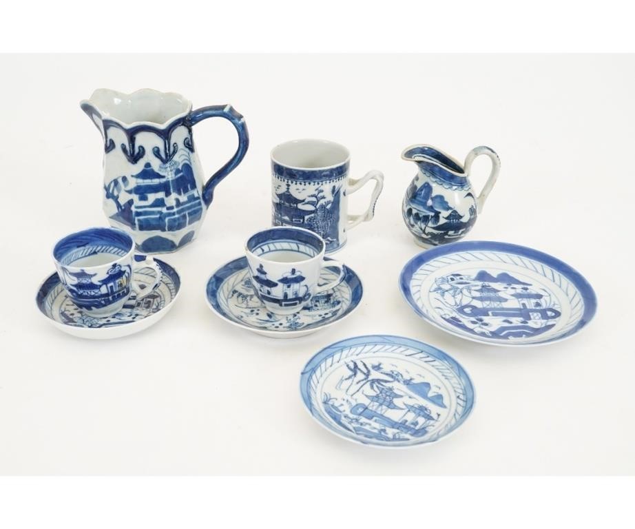 Appraisal: Chinese Canton tableware to include creamers cups saucers plates etc