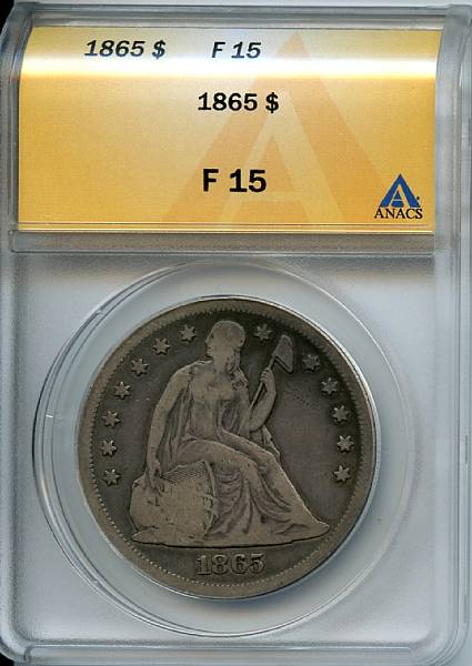 Appraisal: Fine ANACS Problem-free with deep gray surfaces Just examples were