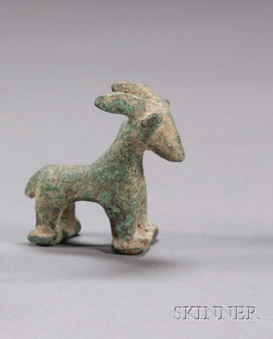 Appraisal: Bronze Ram Luristan northwest Persia nd millennium B C x