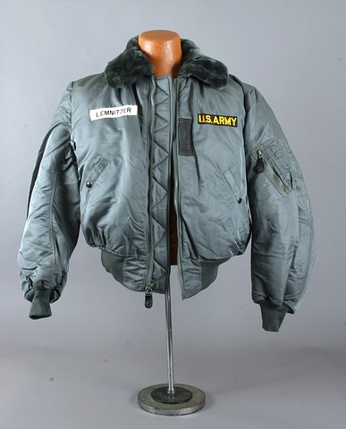 Appraisal: Nylon shell MA- jacket flying man's intermediate manufactured by Albert