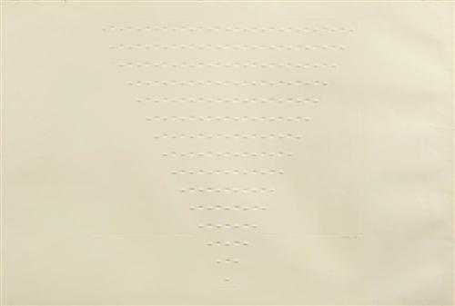 Appraisal: CASTELLANI ENRICO Castellmassa Rovigno - lives in Milan Untitled Embossed