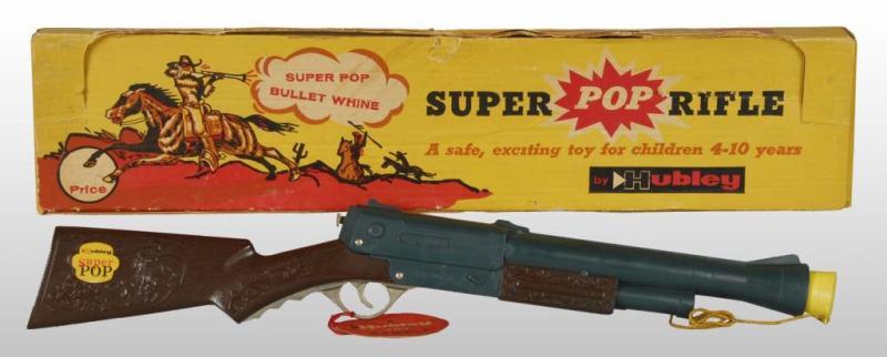 Appraisal: Hubley Super Pop Rifle Toy Description American Nice paper label