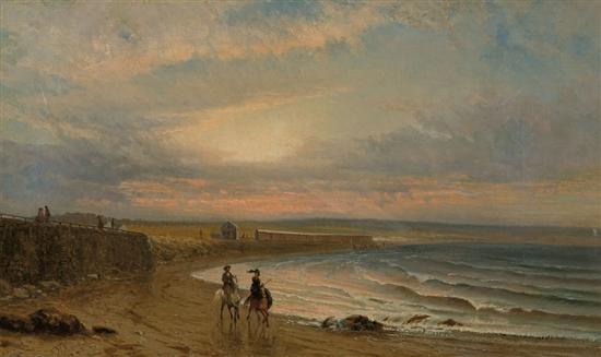 Appraisal: FREDERICK RONDEL American - Horseback Riders on the Beach oil