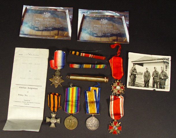 Appraisal: World War I military medal group awarded to a member