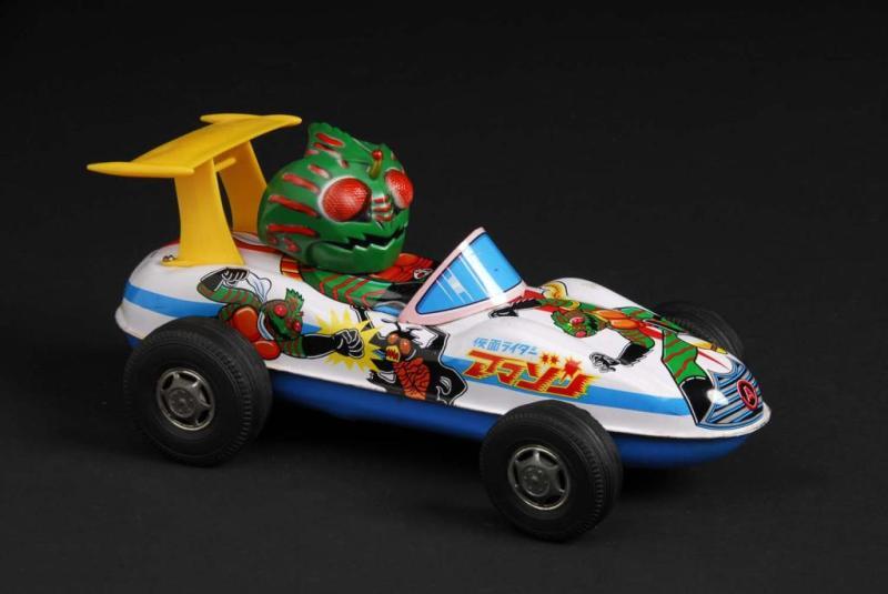 Appraisal: Kamen Rider Character Race Car Toy Description Japanese Made by