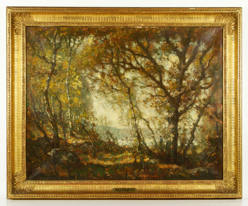 Appraisal: - Ranger Landscape with Figures O C Henry Ward Ranger