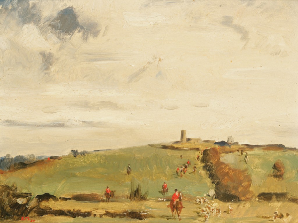 Appraisal: RAOUL MILLAIS Skrine Castle Co Meath monogrammed and dated oil