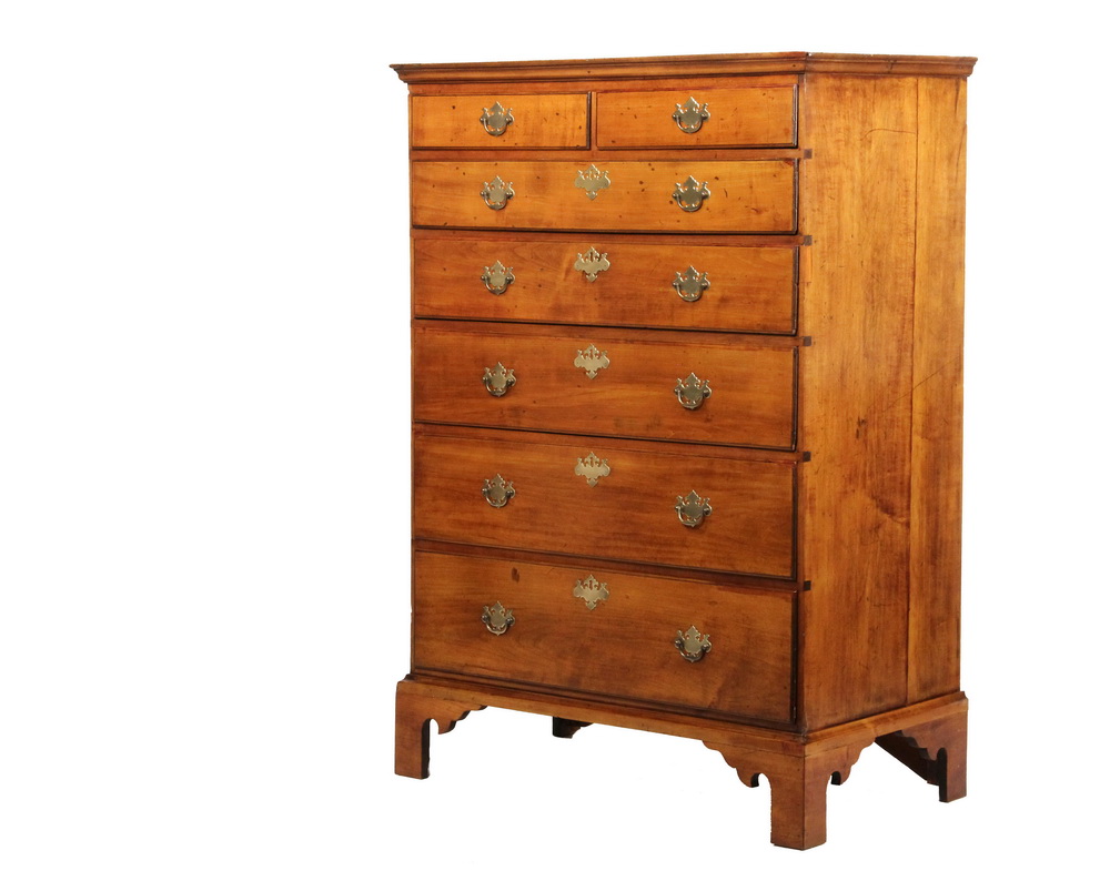 Appraisal: AMERICAN TALL CHEST - Late th to early th c