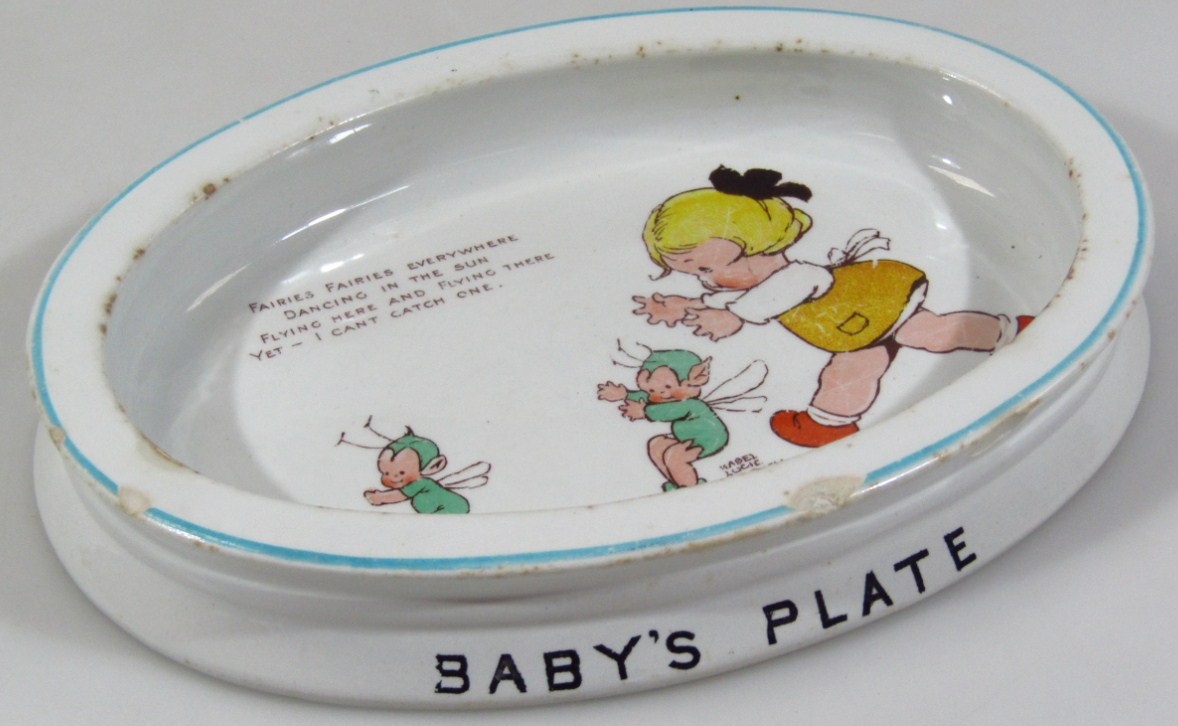 Appraisal: A Shelley Mabel Lucie Atwell child's breakfast baby dish of