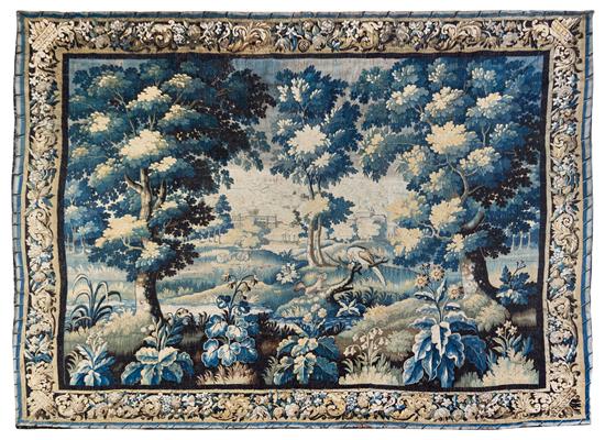 Appraisal: Sale Lot A Continental Wool Tapestry th century depicting a