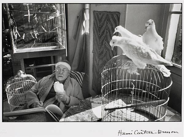 Appraisal: Henri Cartier-Bresson French - Henri Matisse Vence France Gelatin silver