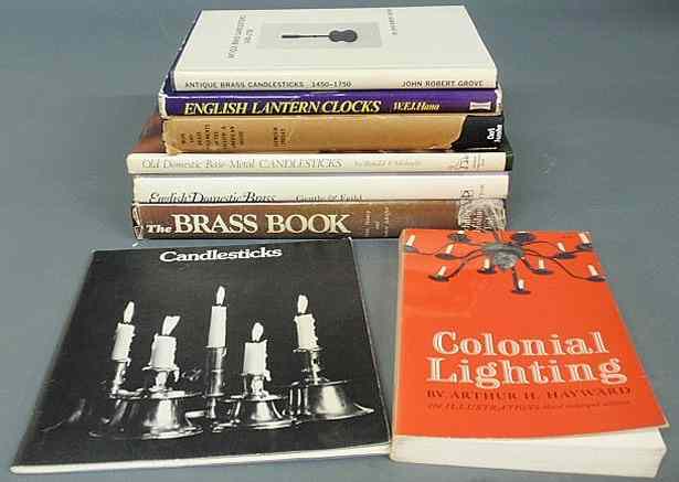 Appraisal: Eight books on brass including The Brass Book by Schiffer