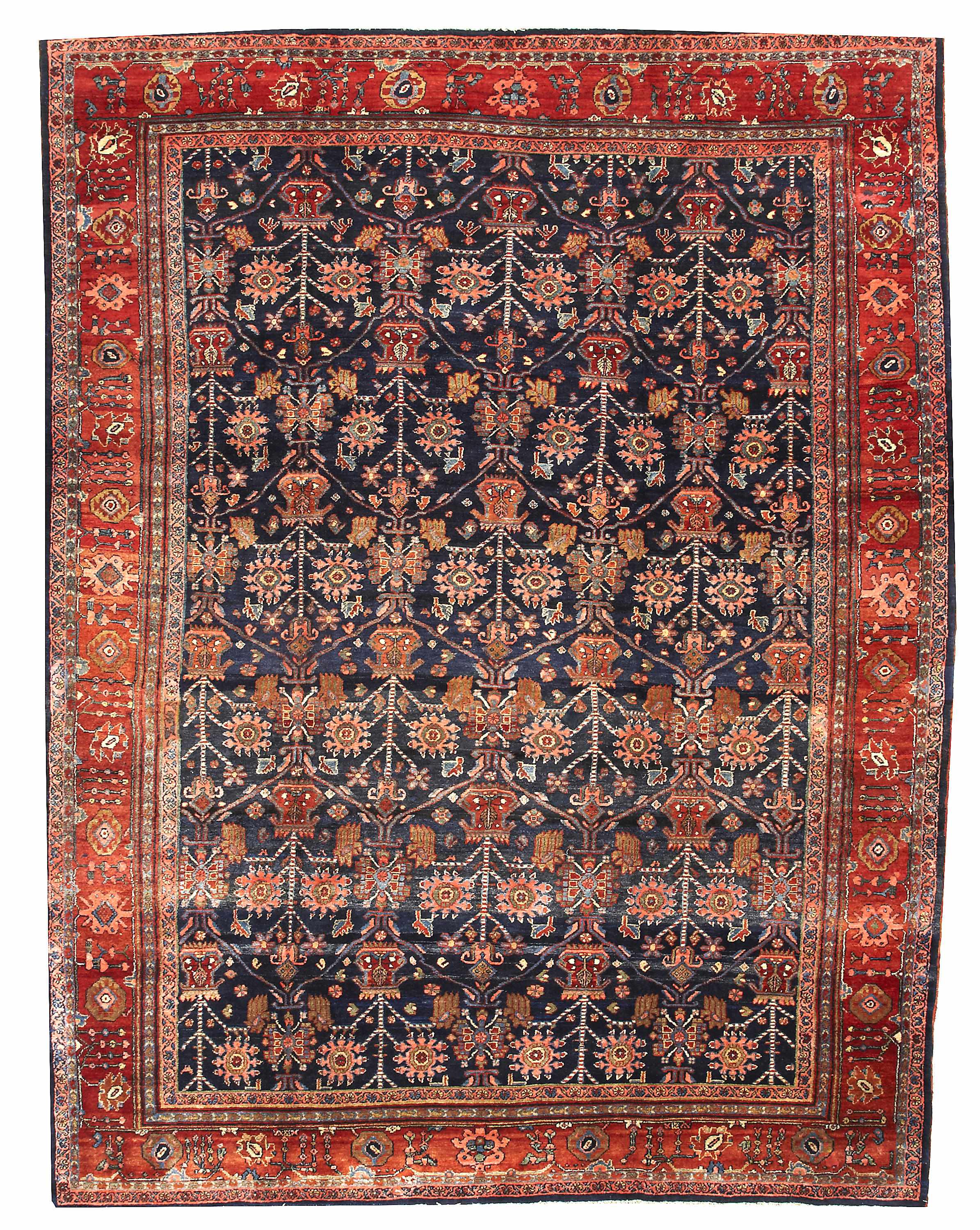 Appraisal: A N W Persian carpet Northwest Persiacirca size approximately ft