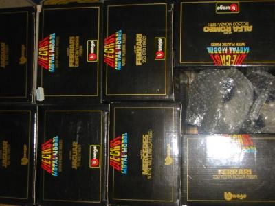 Appraisal: Eight Burago scale vehicles boxed E and two others