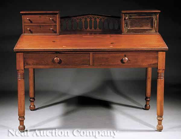 Appraisal: An American Walnut and Pine Plantation Desk early th c