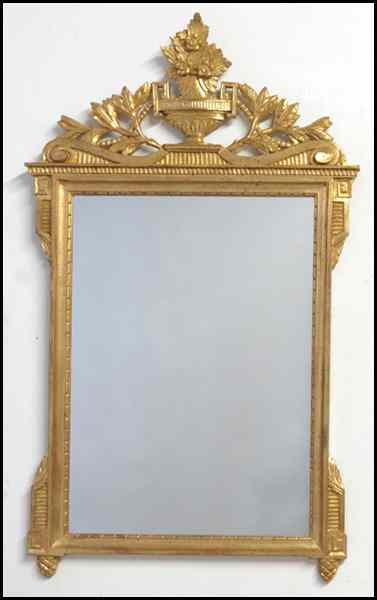 Appraisal: ADAM STYLE GILTWOOD MIRROR '' x '' Condition No Specific