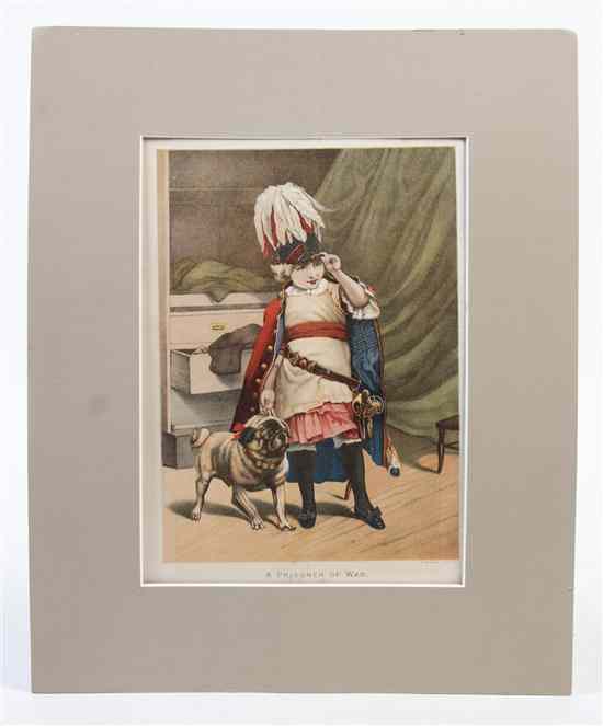 Appraisal: Four Framed Napoleonic Prints including Napoleon astride a horse and