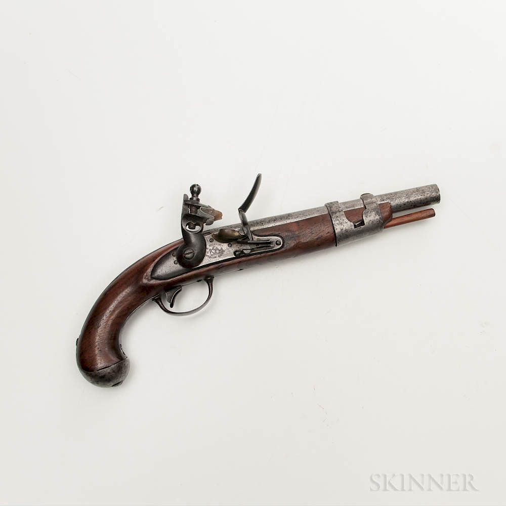 Appraisal: U S Model Flintlock Pistol U S Model Flintlock Pistol