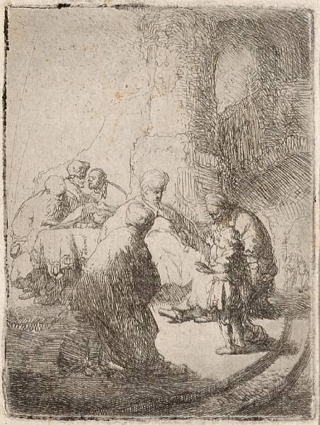 Appraisal: Rembrandt Harmensz van Rijn Dutch - Christ Disputing with Doctors