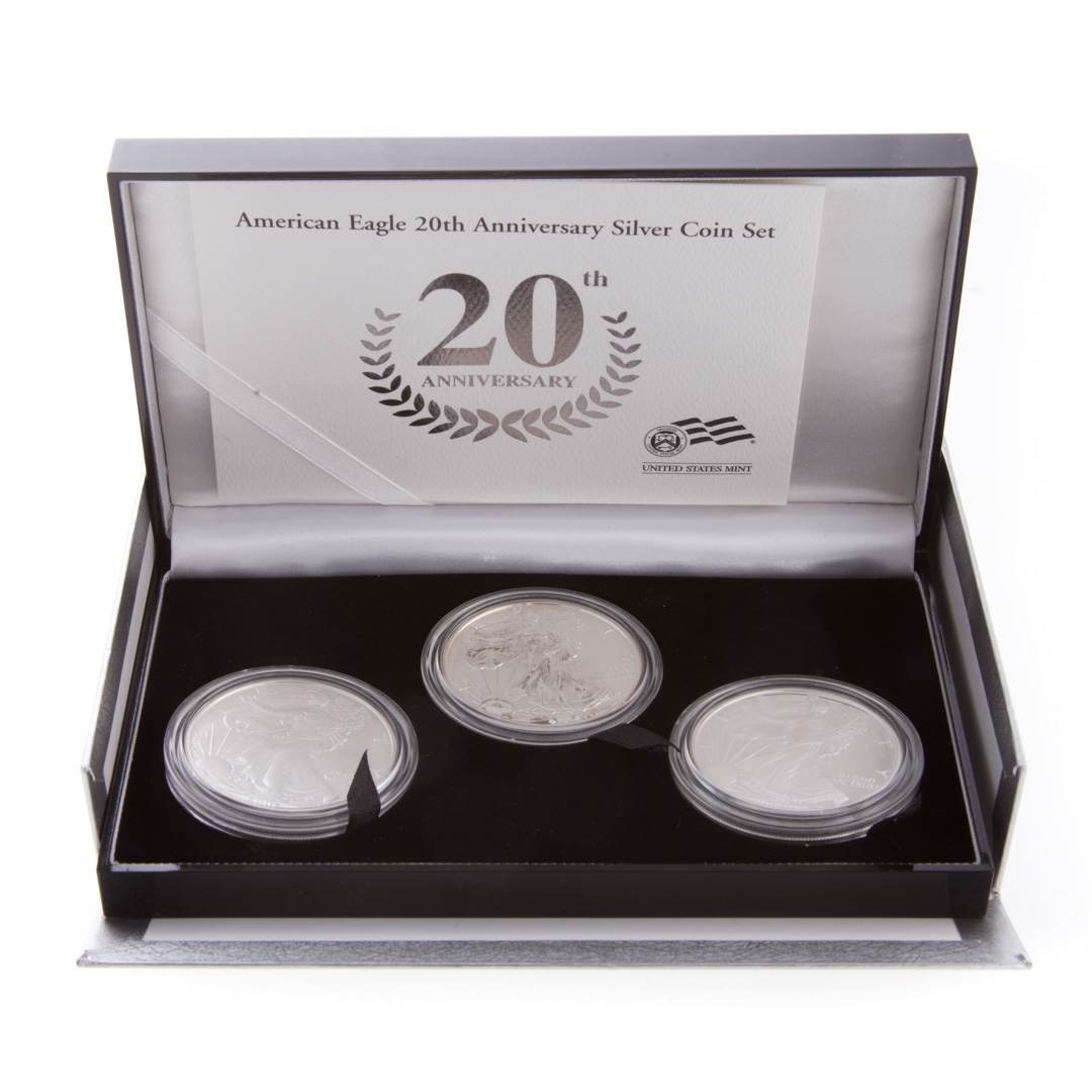 Appraisal: US American Eagle th Anniversary Set coin set that contains