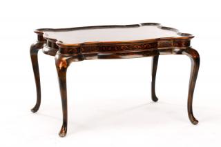 Appraisal: Maitland Smith Painted Chinoiserie Coffee Table Maitland Smith American -