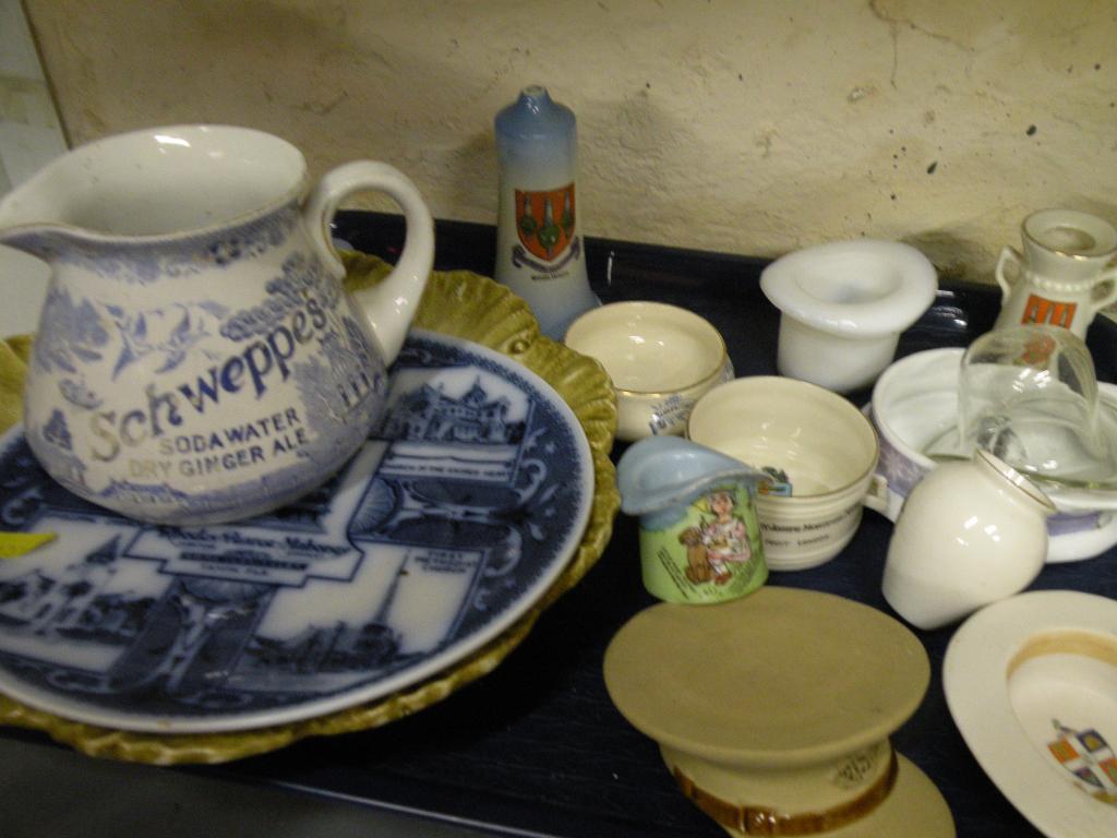 Appraisal: A collection of crested and other commemorative wares to include