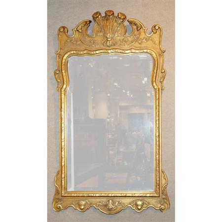 Appraisal: George II Style Gilt-Wood Mirror Estimate -