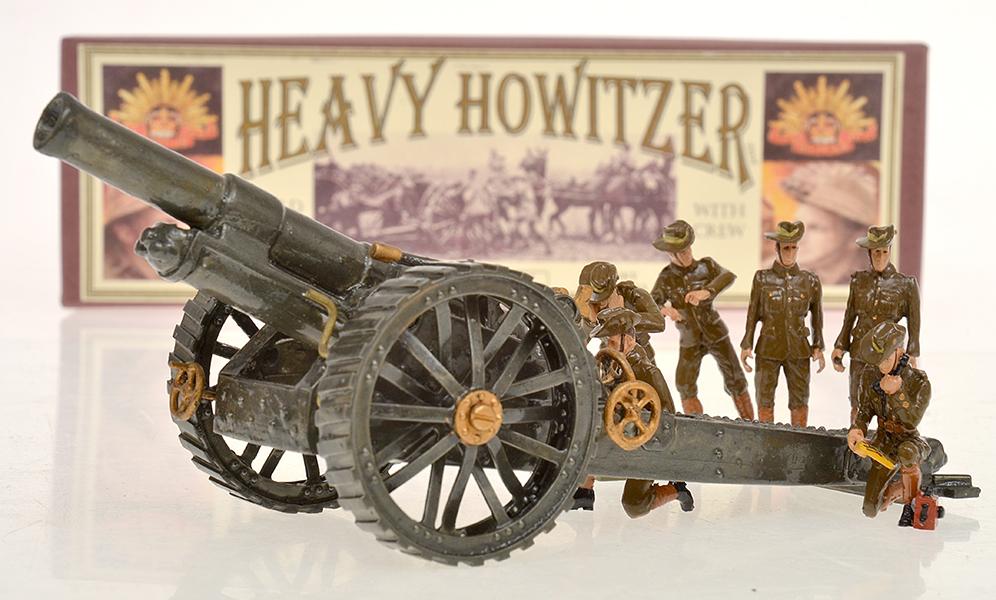 Appraisal: TOY ARMY WORKSHOP HEAVY HOWITZER WW IN REPRODUCTION BOX E-M