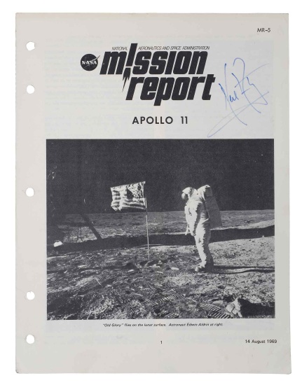 Appraisal: Apollo Mission Report An -page booklet providing a summary of