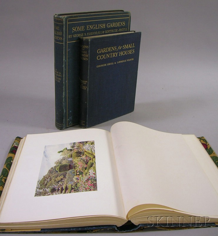 Appraisal: Gardens Jekyll Gertrude - two titles in three volumes Some