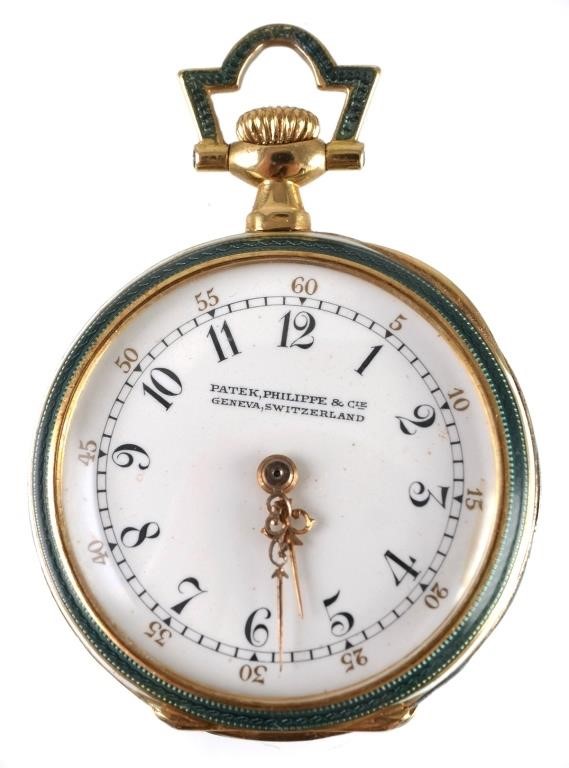 Appraisal: PATEK PHILIPPE K GOLD POCKET WATCHAntique Patek Phillippe pocket or