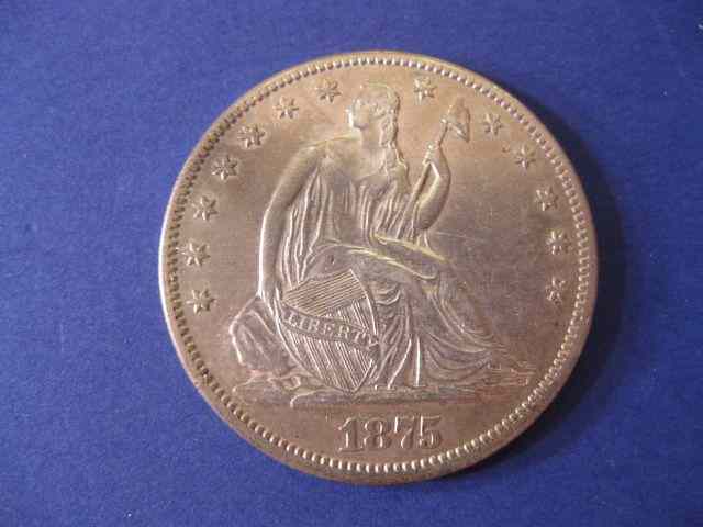 Appraisal: -CC U S Seated Liberty Half Dollar choice A U