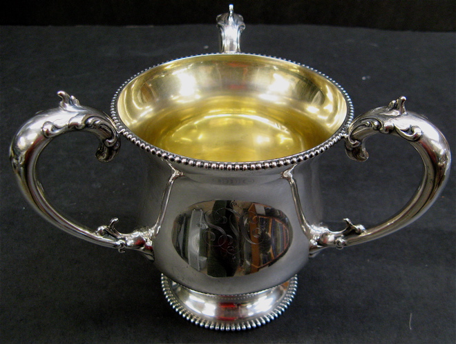 Appraisal: A TH CENTURY AMERICAN STERLING SILVER LOVING CUP by Davis