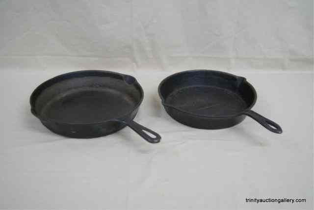 Appraisal: Vintage Cast Iron Skillets USA MadeThis is for vintage cast