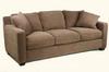 Appraisal: SOFA - th C upholstered sofa with three section back