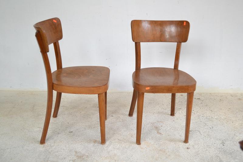 Appraisal: FOUR THONET ROMBUS CHAIRS FOUR THONET ROMBUS CHAIRS