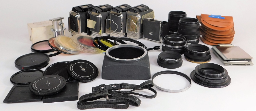 Appraisal: GROUP OF ZENZA BRONICA ACCESSORIES Group of Zenza Bronica accessories