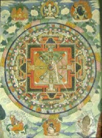 Appraisal: Tibetan Twentieth Century Tibetan Twentieth Century Two Tibetan Mandalas ink