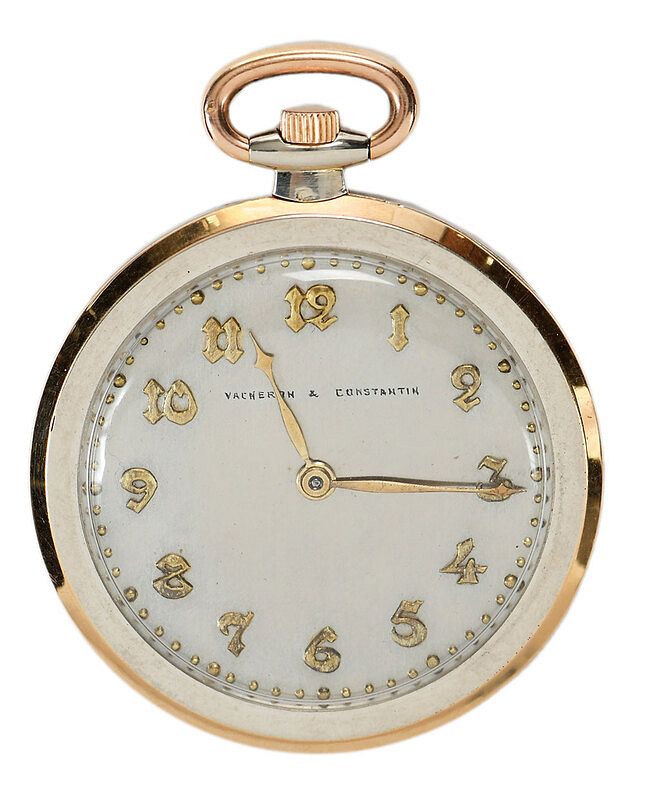 Appraisal: Vacheron Constantin kt Pocket Watch mm case gold tone hands