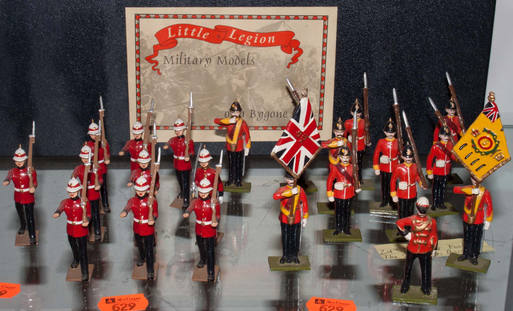 Appraisal: painted lead soldiers sets include Steadfast th Regiment The South