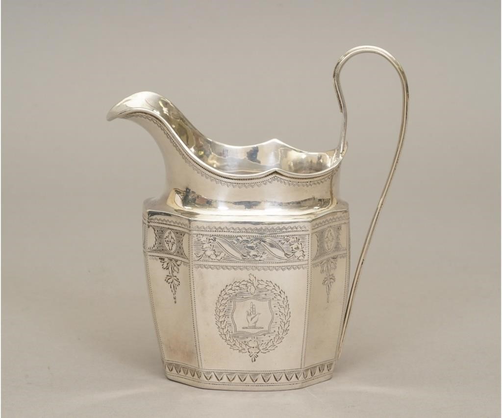 Appraisal: George III silver creamer by William Doyle Dublin th c