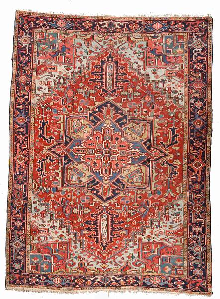 Appraisal: A Heriz carpet Northwest Persia size approximately ft in x